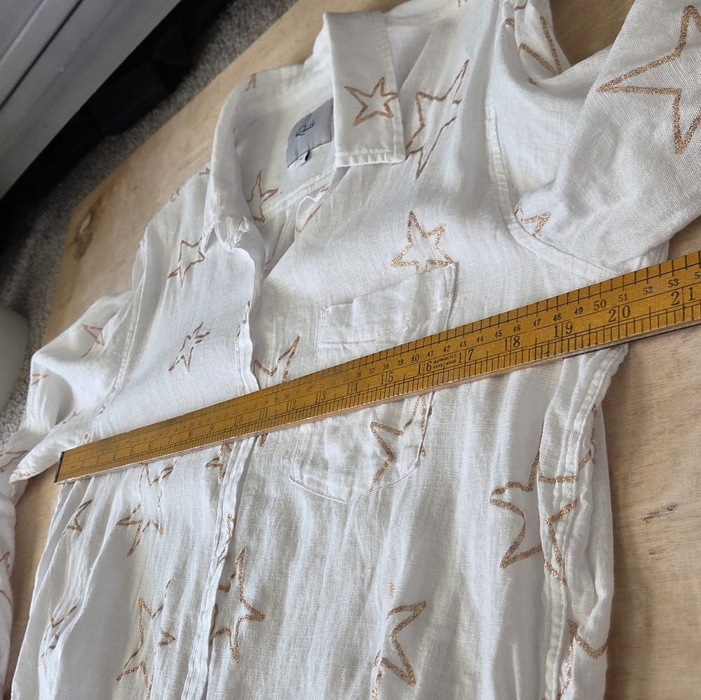 Rails Starstruck Charli Linen Blend Casual Button Down Shirt - Picture 9 of 13